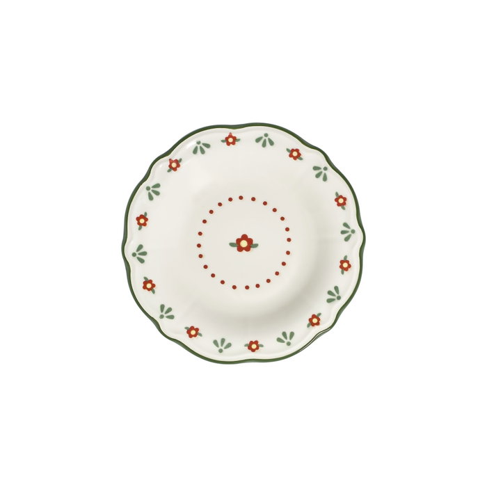 Hermia Marcelin Fulya 24 Ytkm Juego de cena de porcelana multicolor